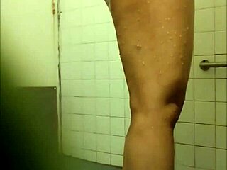 Chinese wife films herself bathing in shower