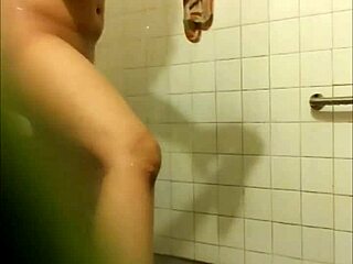 Chinese wife films herself bathing in shower