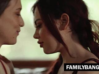 Pigtailed Redhead Teen 18+ Tribs Stepsister Izzy Lush