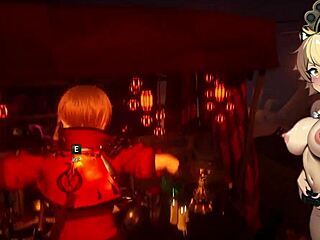 gentle witch encounter in anime hentai game