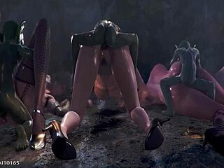 Goblin Breeding Farm in Wild 3D Hentai Action