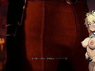 gentle witch encounter in anime hentai game