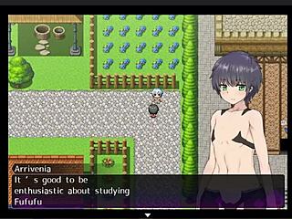 Hentai game features footjob and titjob in first part of Incubus Quest