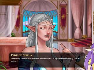 Part 13: naked elf has fun in bath.