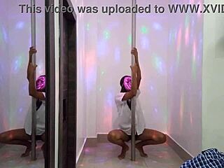 Hot brunette student dances sensual for grammar prof before sex