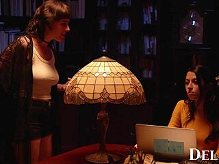 Delphine Films- Sexy Alex Coal explores Olive Glass intimately