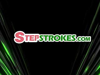 Blonde Rides Double Fantasy Cock In Retro Cowgirl Blowjob