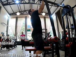 back workout with flexible moves in thong and panties