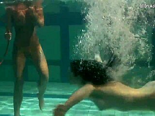 underwater acrobatics lesbians irina barna and anna feher