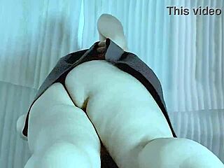 Hot milf dances under skirt showing panties