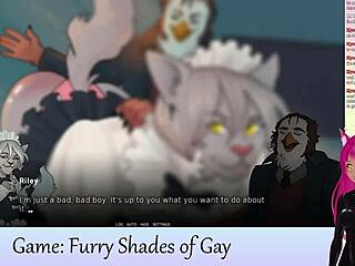 lewdneko plays furry shades of gay with oral action!