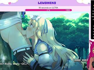 I’m obsessed with Vtuber LewdNeko’s moans in Evenicle Part 10