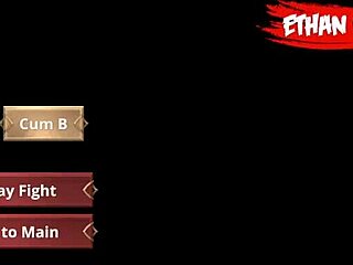 ethan battles vicki in naked 3d wrestling with oral and anal