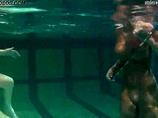 underwater acrobatics lesbians irina barna and anna feher