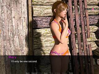 John peeks as Mary changes dress 😏