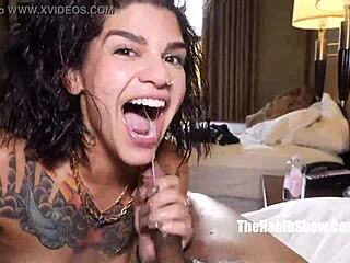 Sexy Latina Phoenixx Starr Gags and Fucks Hard