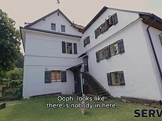 Seductive Czech Girl Gives Head in Guest House