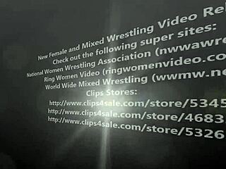 Female Wrestler Says, 'Feel My Face Sit!'