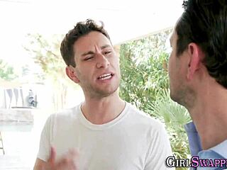 Hey, watch this horny teen 18+ suck stepdad!