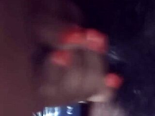 Voluptuous BBW gives a steamy car blowjob