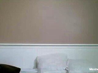 Brunette Whore Maxine X Shoves Toys Deep in Shaved Pussy