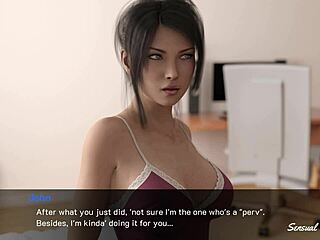 In Lust Theory Perfect Day Pt1, brunette enjoys sensual handjob in 3D POV