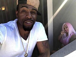 Curvy Barbi Welcomes Neighbor With Monster Cock Fuck