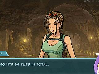 Star Chanel 34, Lara Croft blows me in part 92