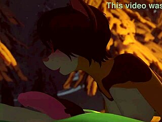 Furry Gostosa Mamando Gostoso no Pau