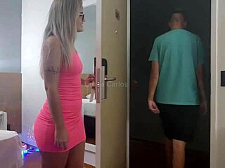 Hot Babe Tricked and Fucked Hard by Dwarf in Wild Orgy