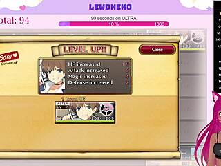 Vtuber Lewdneko Plays Evenicle Game With Hentai Creampie Scenes