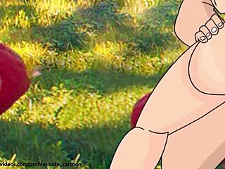 Animated Princess Peach gets naughty with Mario Bros.