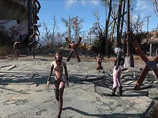 fallout 4 features extreme bdsm fashion in this cute teen scene