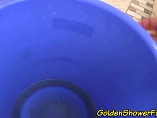 Old Glamour Lesbians Do Golden Shower With Toys Outdoors