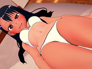 Hayase Nagatoro Wears Bikini For Uncensored Hentai Fun In Bed!