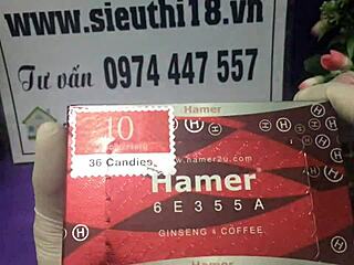 I’m showing off Vietnamese candy that keeps guys hard for days