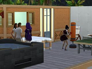 goku out of control in anime chaos. i can’t believe he’s banging everyone, even goha’s wife, in wild scenes!