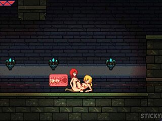 Cute Blonde With Big Ass In Monster Cock Game