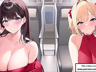 joi hentai with flight attendants in spanish