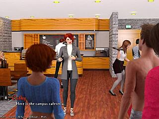 The advantages of having a large penis: Part 6 - assisting the attractive redhead CEO