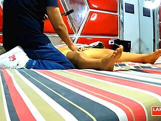 room casting with perla rica for a full body massage