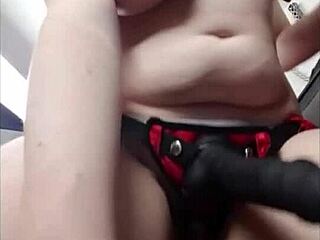 Dominatrix Sexting Compilation with Nasty Big Tits Brunette in Glasses