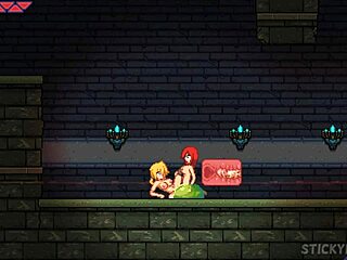 Cute Blonde With Big Ass In Monster Cock Game