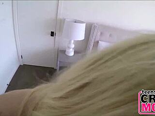 Blonde Teen Needs Money, Offers Blowjob and Sex.