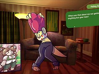 Two Chicks Play Poker In Furry Strip Game