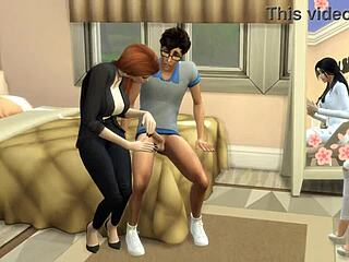 The Sims 4 Pussy of the Tigress in Rough Hentai Anime Game Session