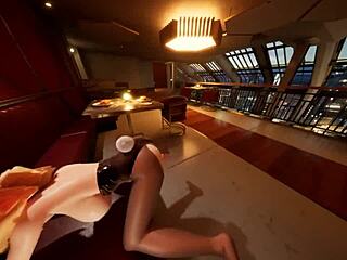 Emilia's Playroom: Hentai Game With Big Tits Fucking On Public Beach And Pool!