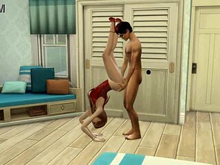 The Sims 4 Pussy of the Tigress in Rough Hentai Anime Game Session