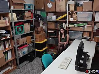 Skinny Teen 18+ Trades Pussy For Freedom At Shop