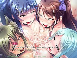 Five-way hentai banging in Harem Hunter Ep9?